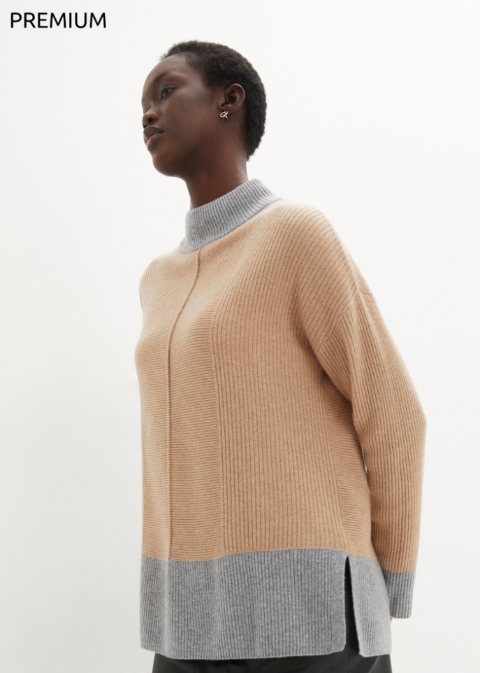 Wollpullover mit Good Cashmere Standard®-Anteil