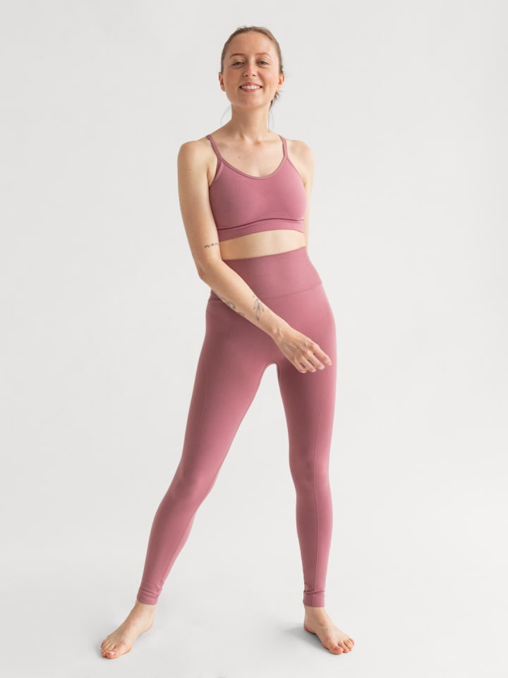 Erlich Textil  Leggings MAYA in mauve günstig kaufen