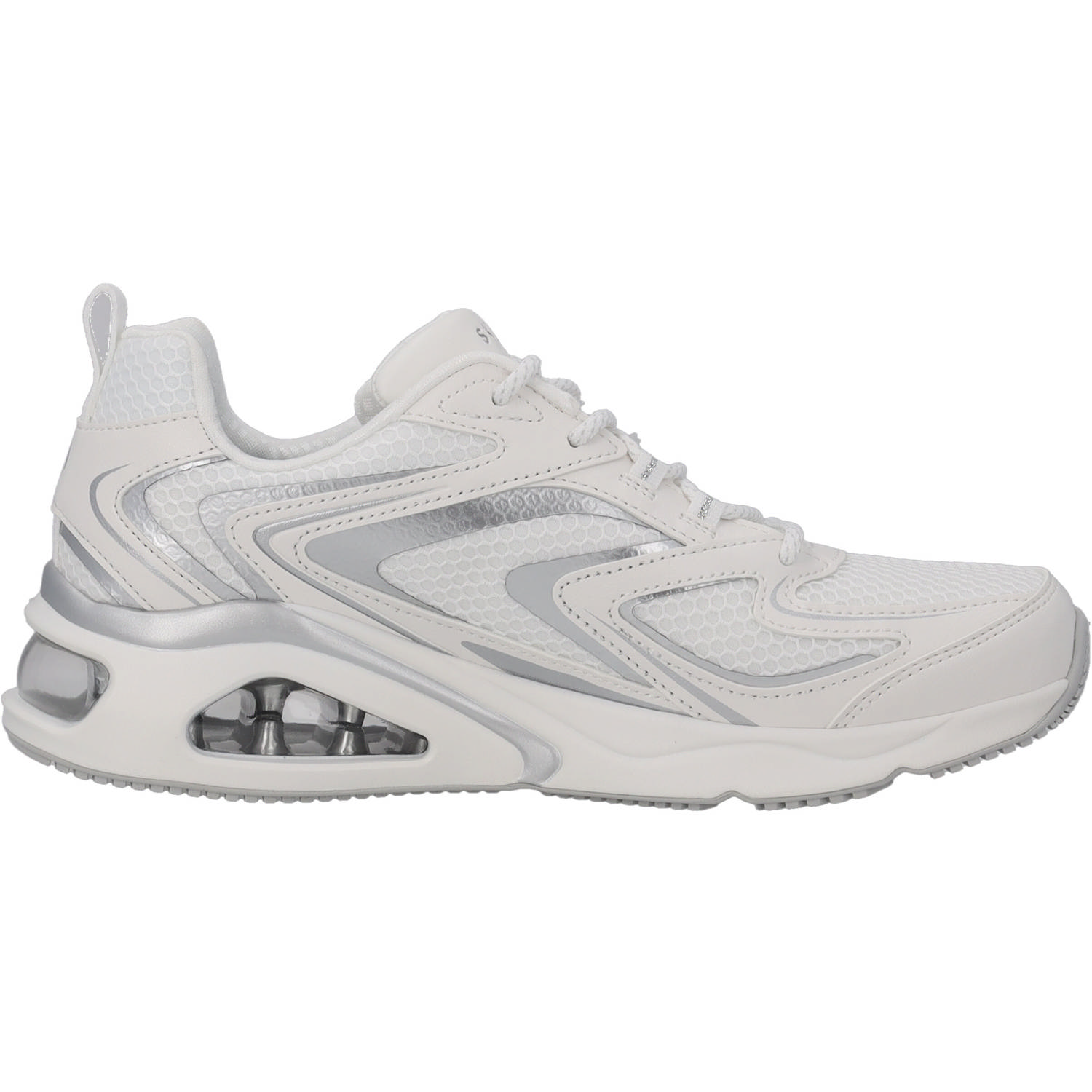 Skechers 177425, Sneakers Low, Damen, white silver