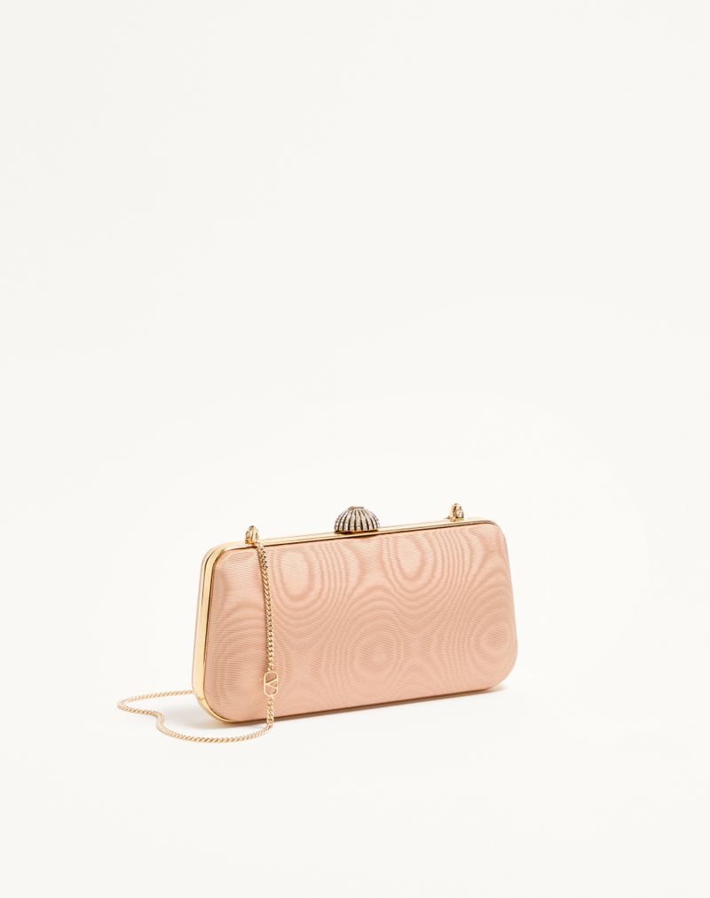 Valentino Garavani Carry Secrets Tecido Moiré Minaudiere