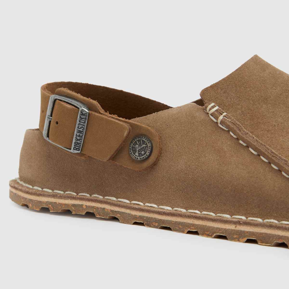 BIRKENSTOCK lutry klumpás szandál taupe színben