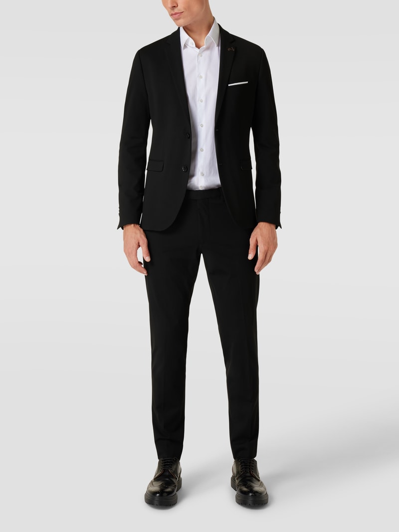 Anzughose im Regular Fit Modell 'Monopoli' in schwarz