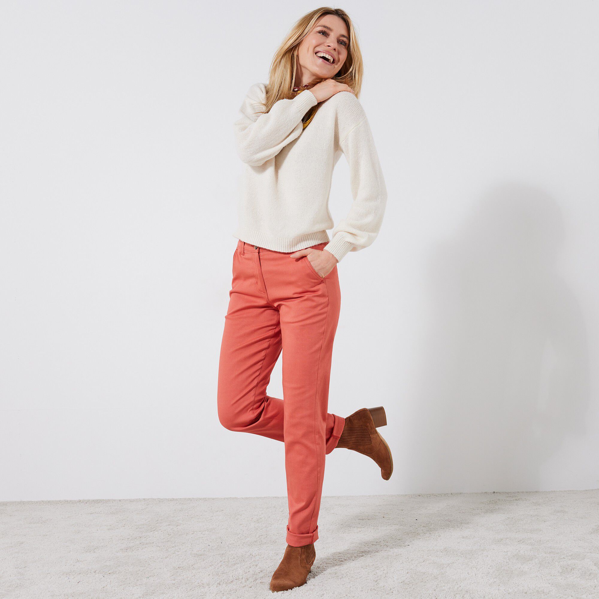 Pantalon chino stretch