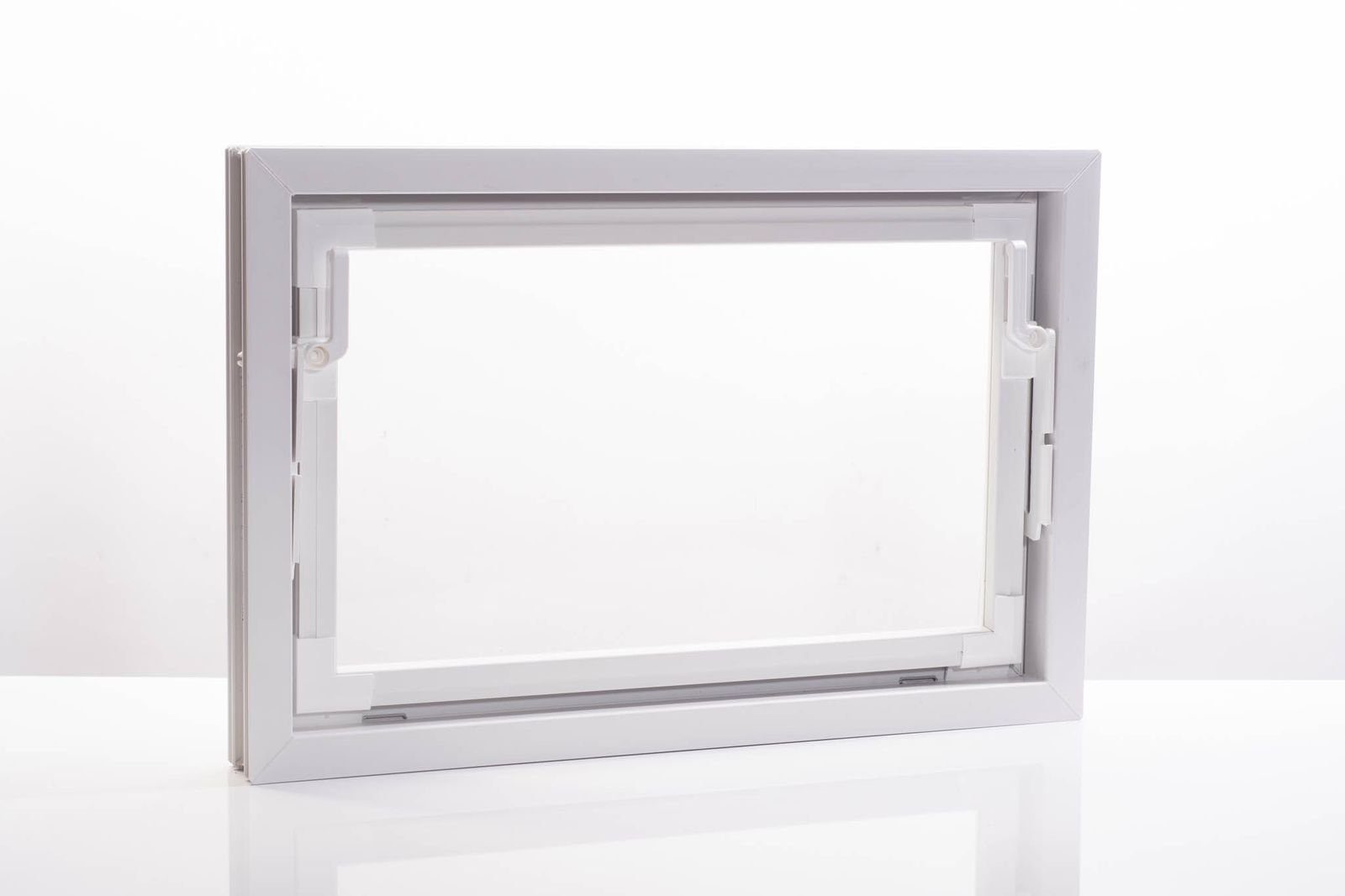 ACO Severin Ahlmann GmbH & Co. KG Kellerfenster ACO 60cm Nebenraumfenster Kippfenster Fenster weiß Kellerfenster Isoglasfenster, wärmeisolierende Kunststoff-Hohlkammerprofile