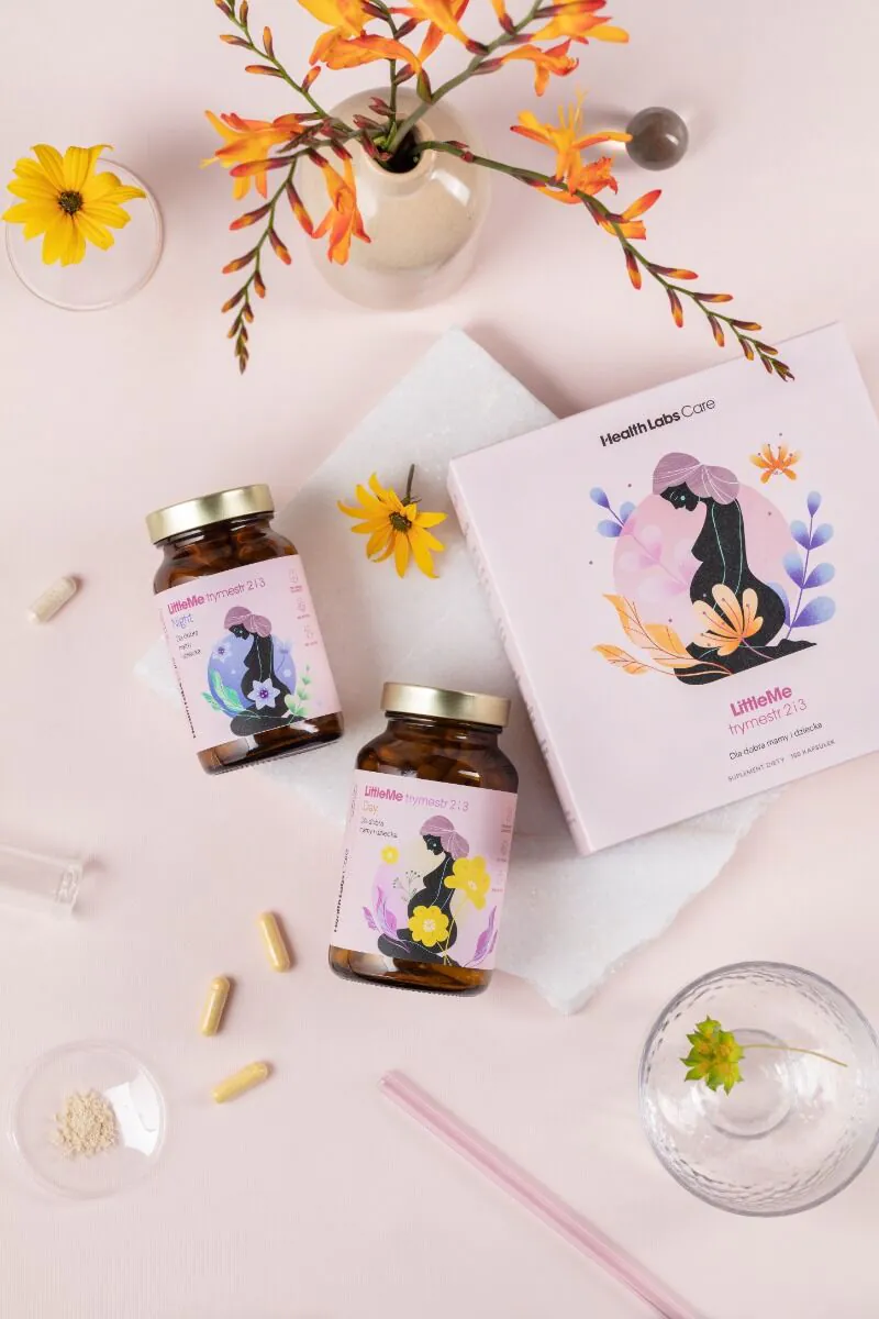 „Health Labs Care LittleMe“ 2 ir 3 trimestro maisto papildas nėščiosioms, kapsulės