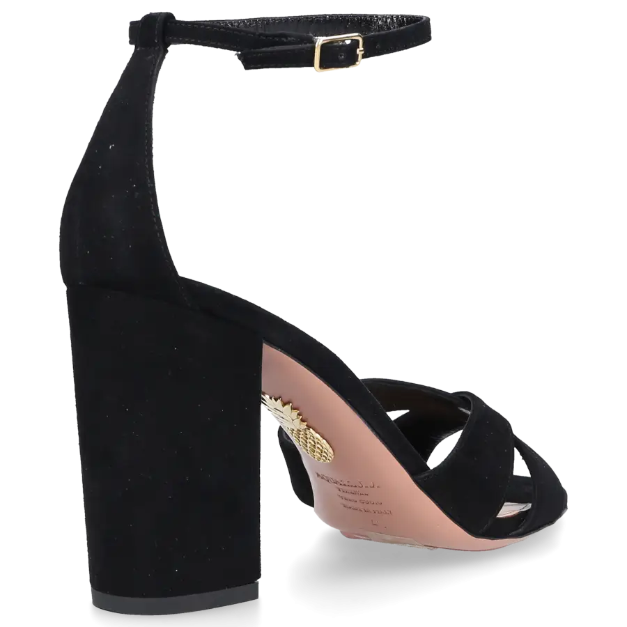 Aquazzura - Sandalen DIVINE 85 Nubukleder - schwarz