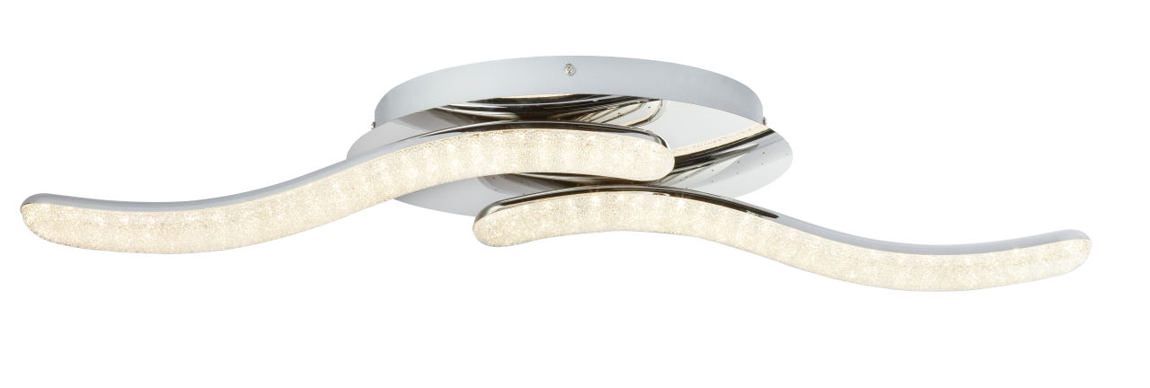 Globo Lighting - NABRO - Deckenleuchte Metall verchromt, LED