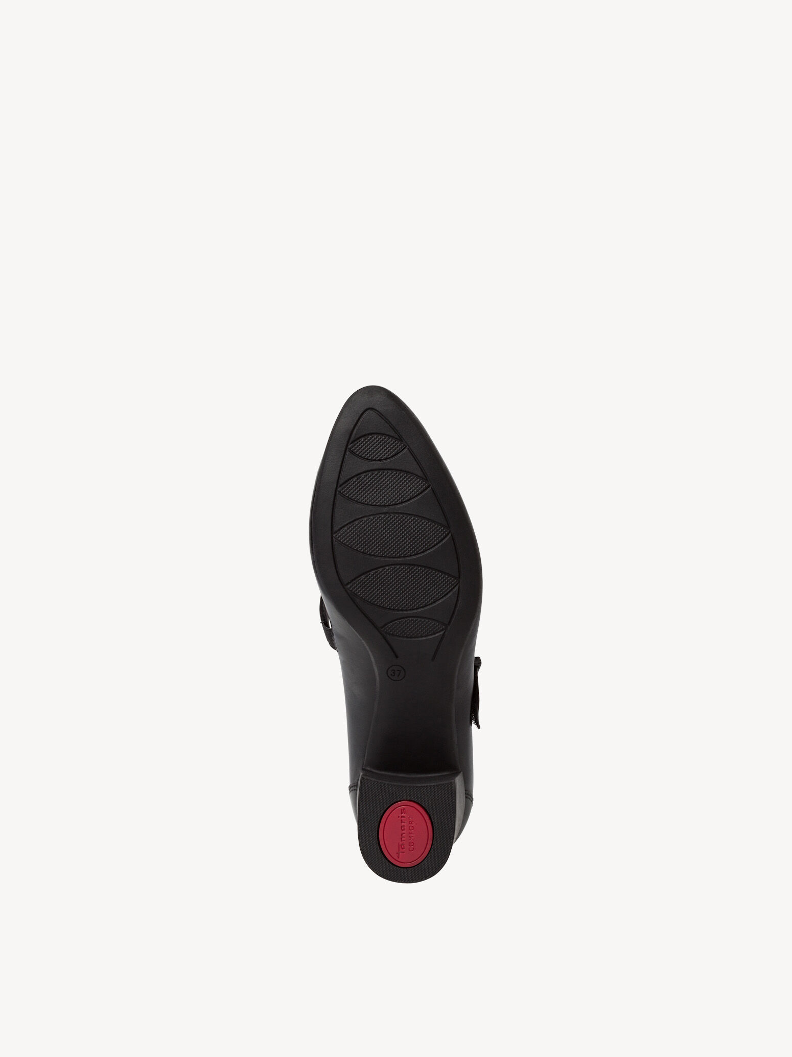 Escarpin en cuir - noir