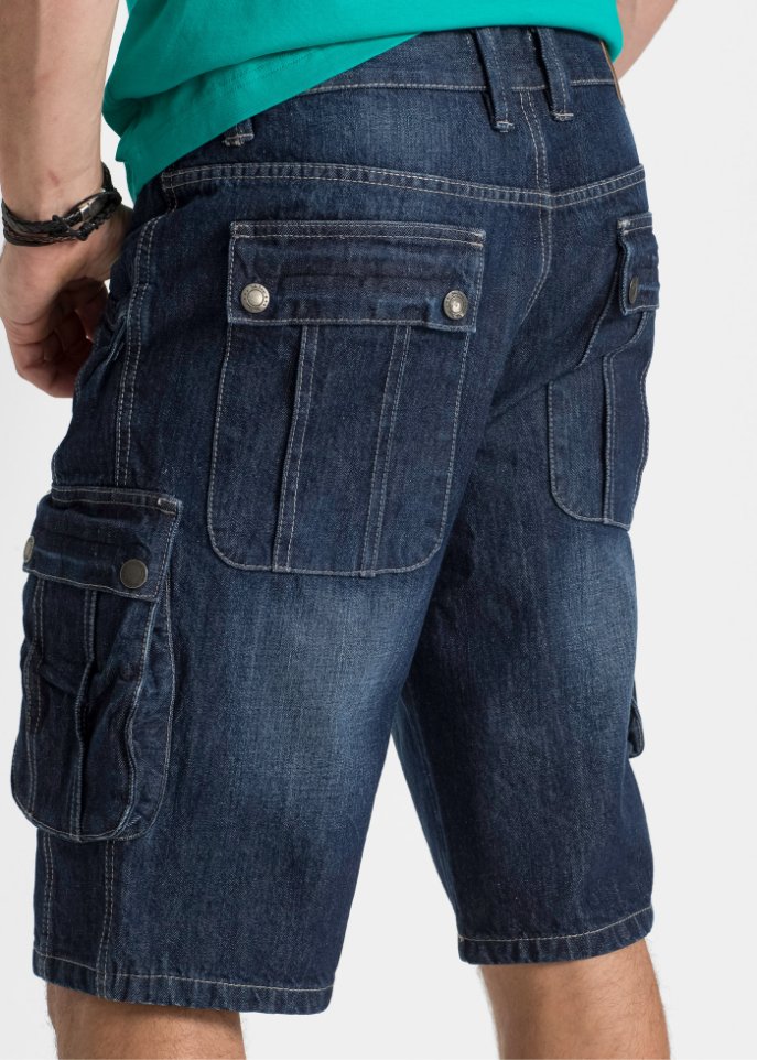 Cargo-Jeans-Bermuda Regular Fit