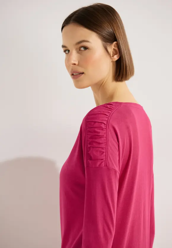 CECIL Shirt mit Smock Details