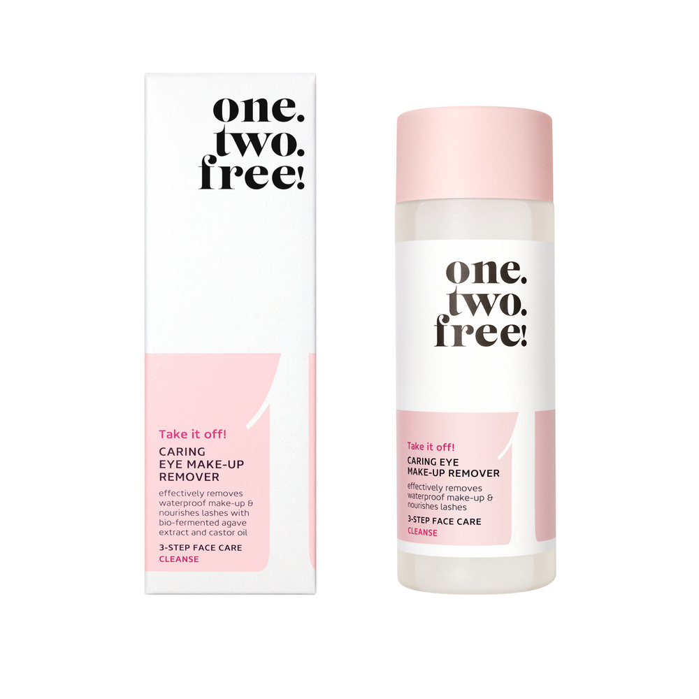 one.two.free! Caring Eye Make-Up Remover Démaquillant Yeux