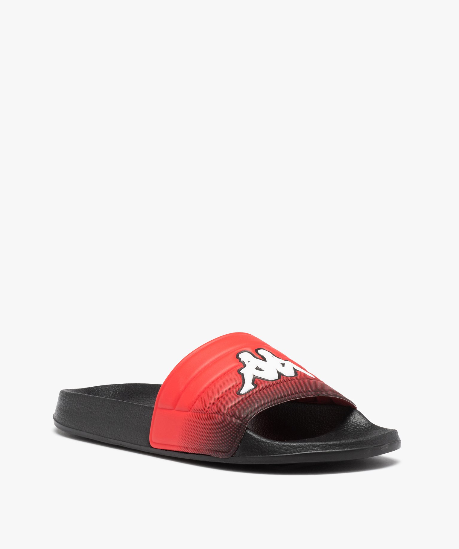 Mules de piscine homme bicolores - Kappa rouge | GEMO