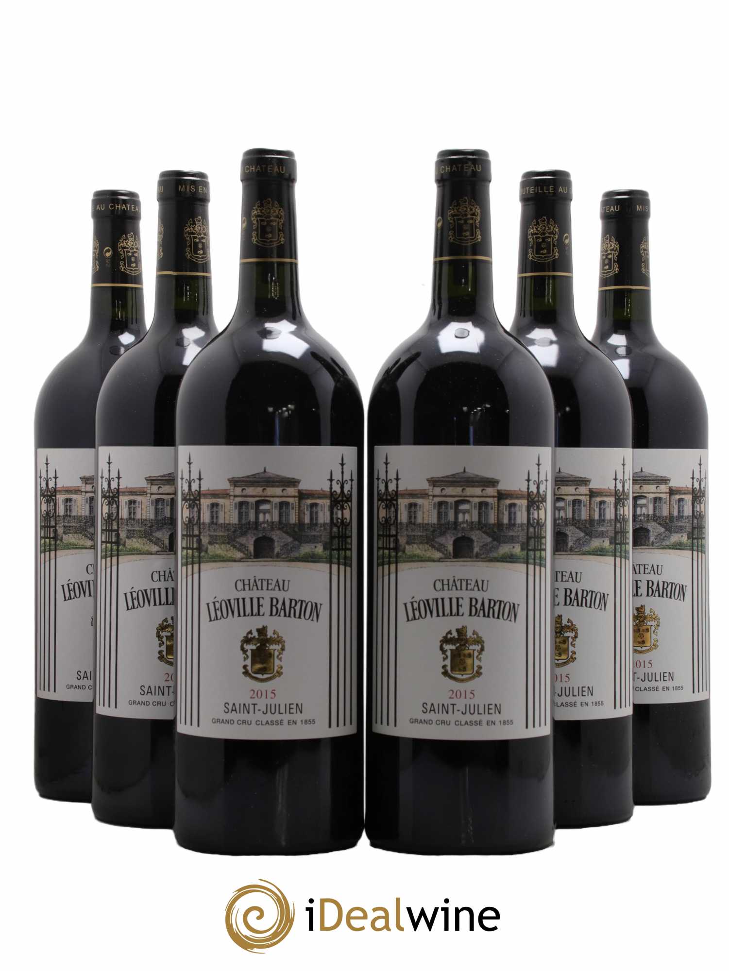 Château Léoville Barton 2ème Grand Cru Classé  2015 - Lot de 6 Magnums