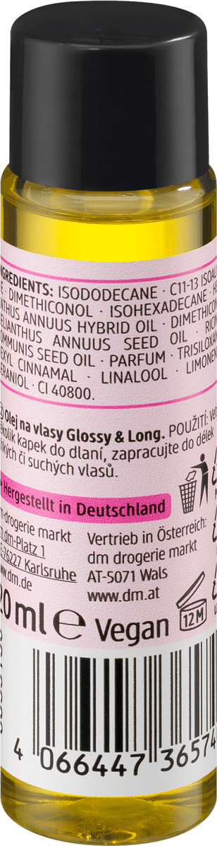 Haaröl Elixier Glossy & Long, 20 ml