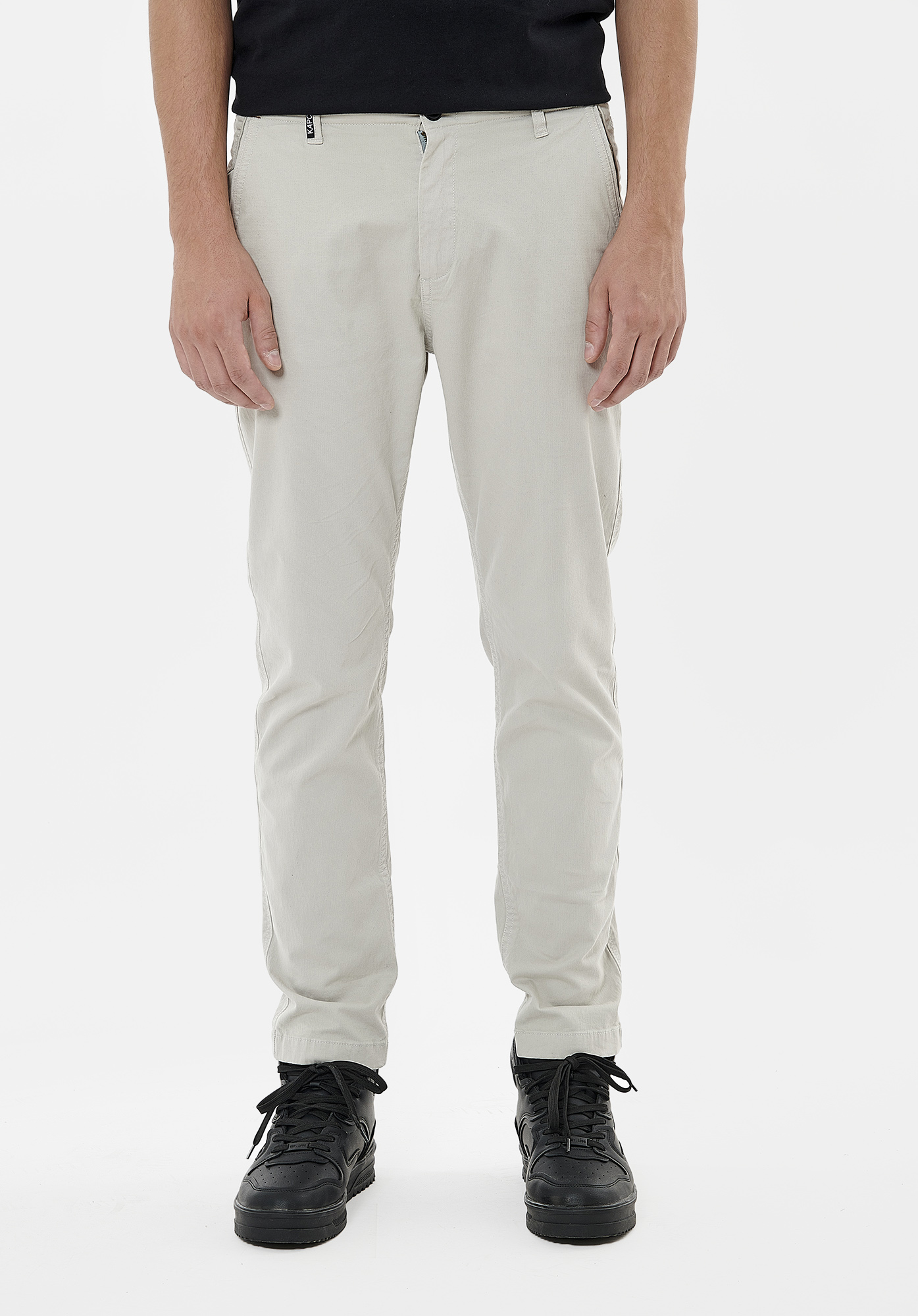 CAROS  Pantalon slim gris homme
