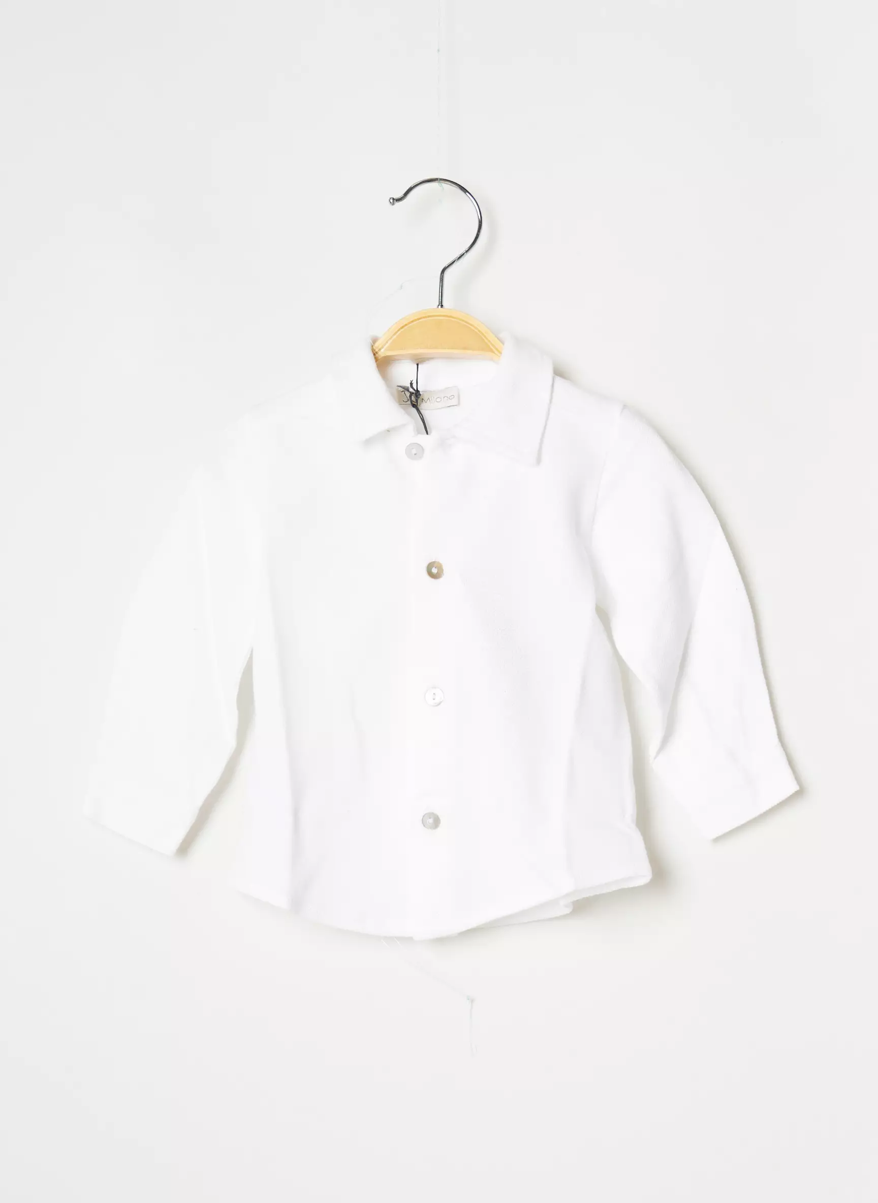 J O Milano Manches Longues Garcon couleur blanc