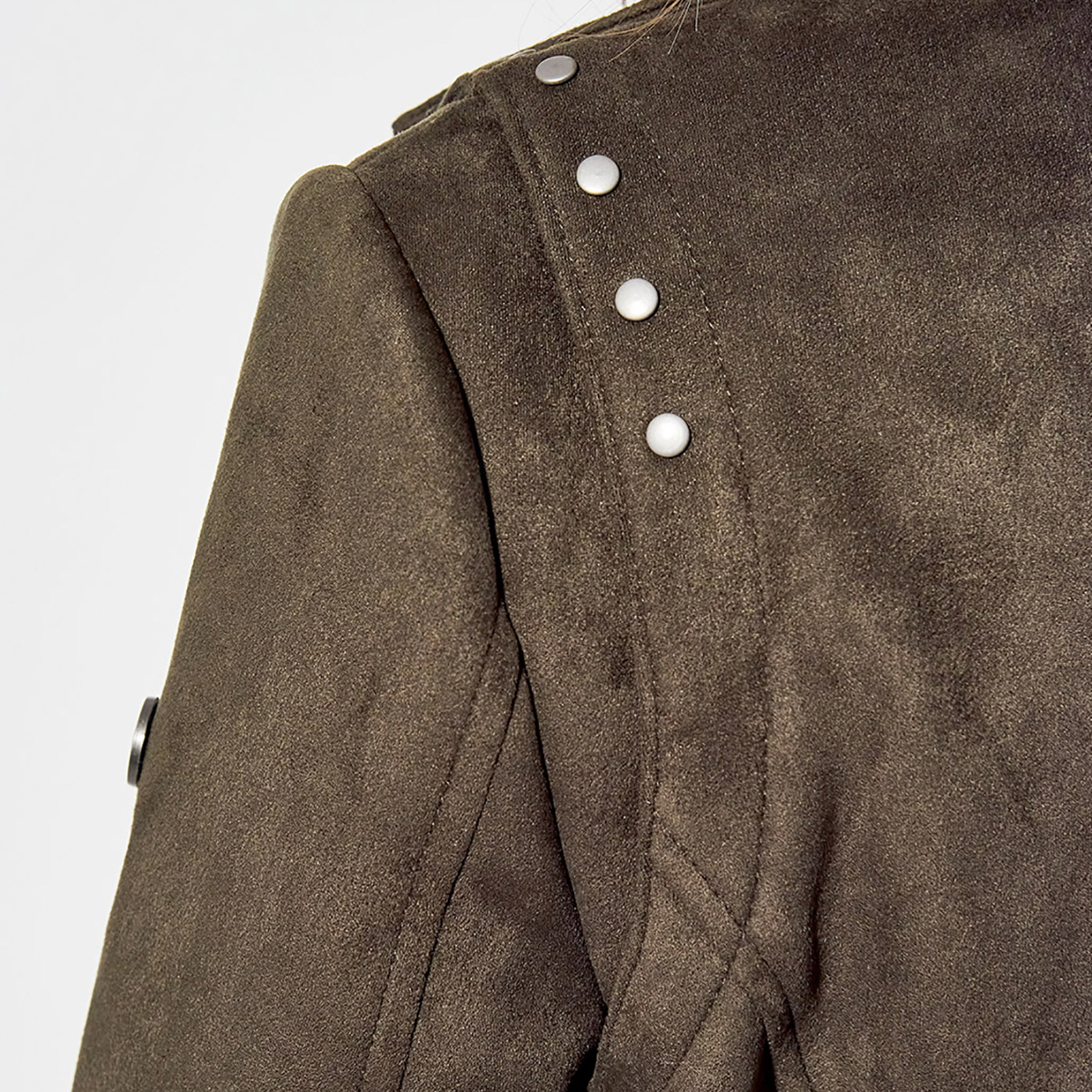 FREON  Veste régular kaki Femme, style motard