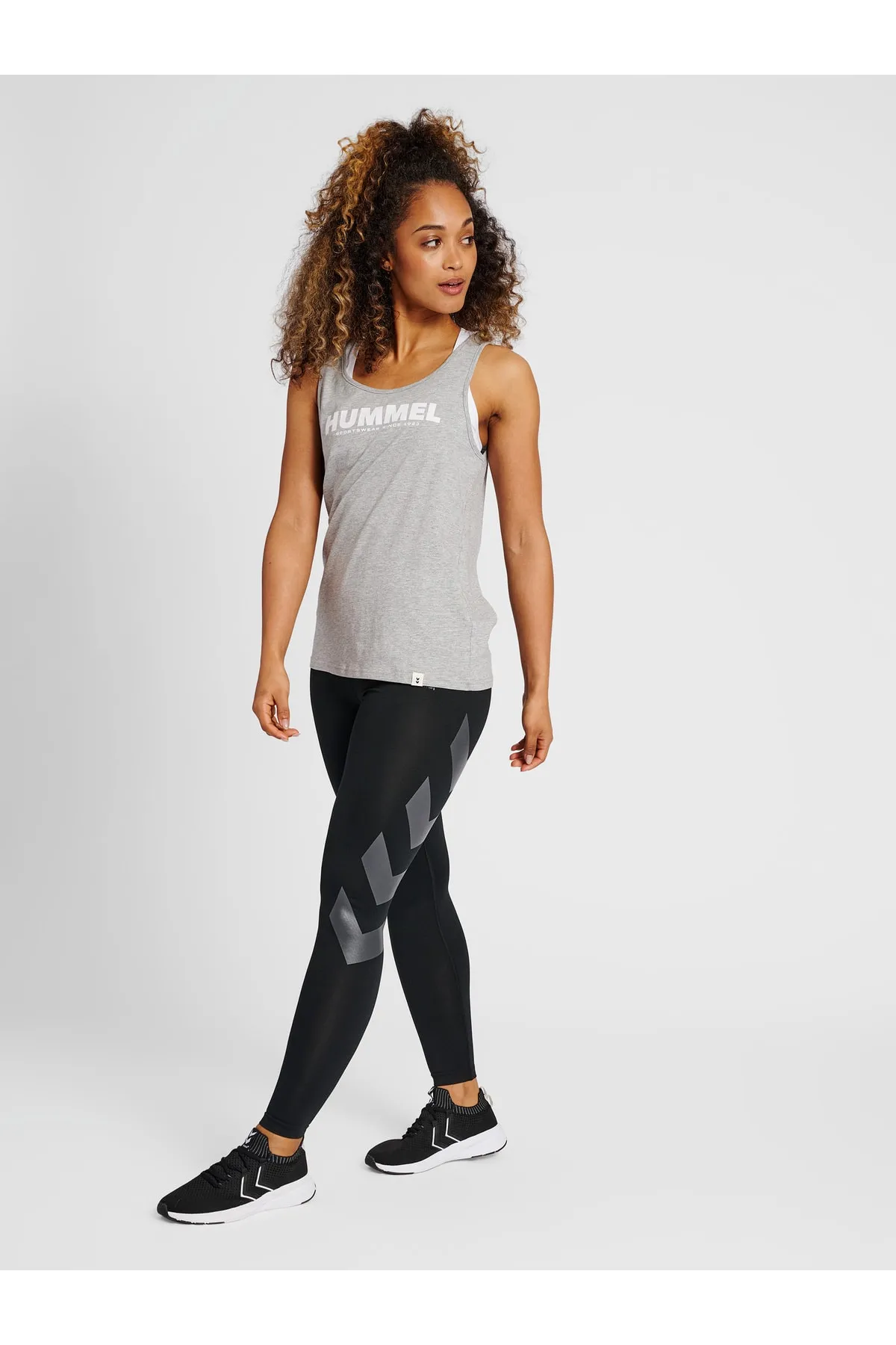 hummel  Sport-Leggings - Schwarz - Mittlerer Bund