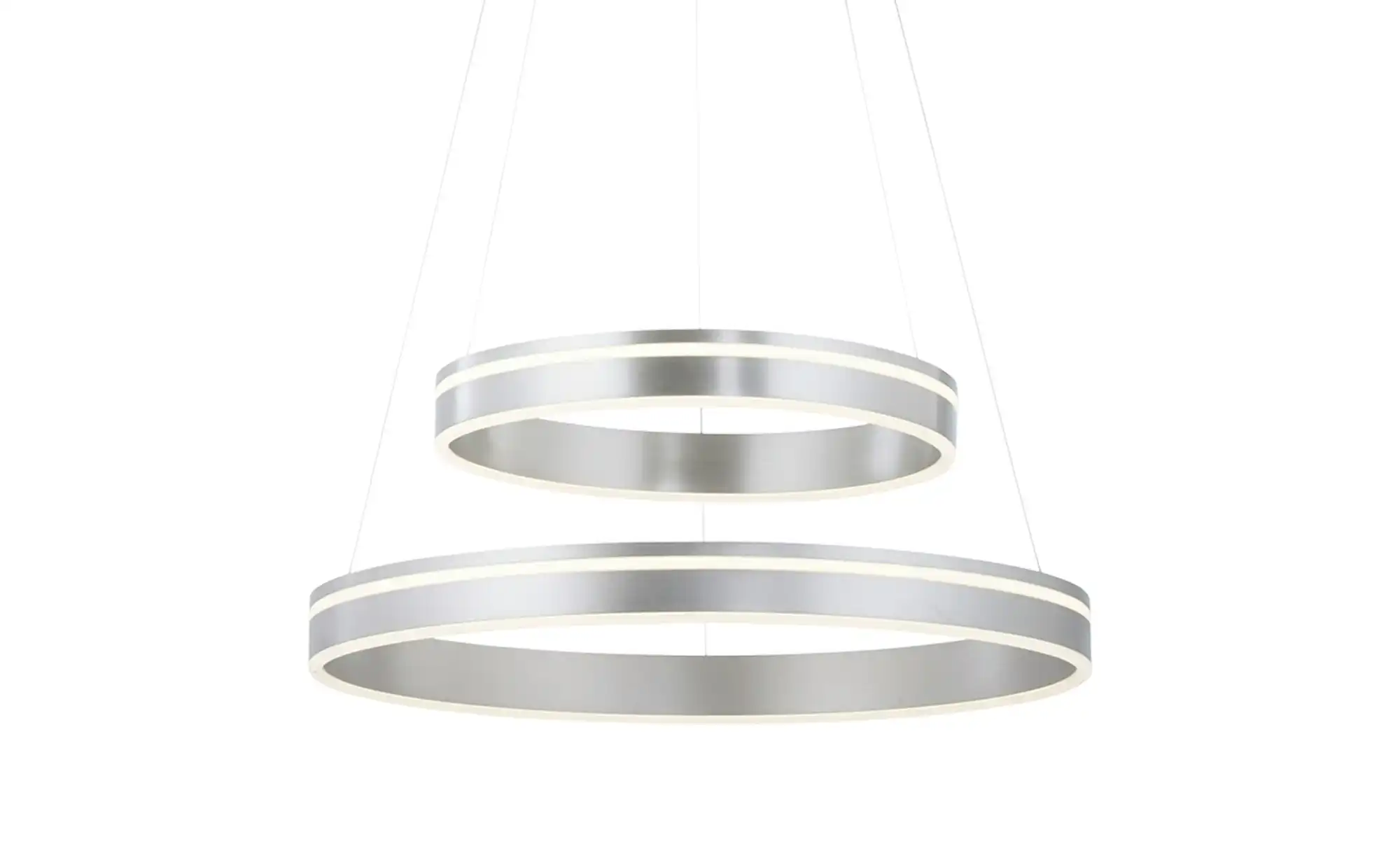 Q-Smart Home Lights Pendelleuchte, 2-flammig, Nickel-matt