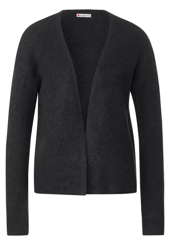 Street One Offene Melange Strickjacke