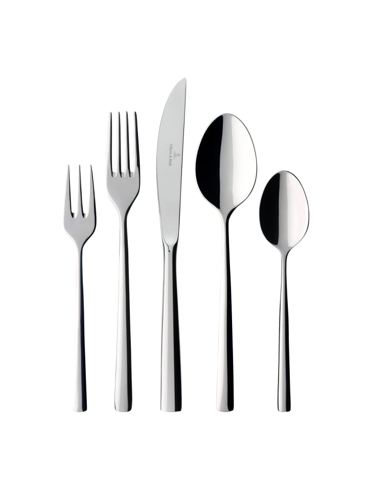 Villeroy & Boch 30 er-Set Piemont Tafelbesteck in Silber günstig kaufen onesize