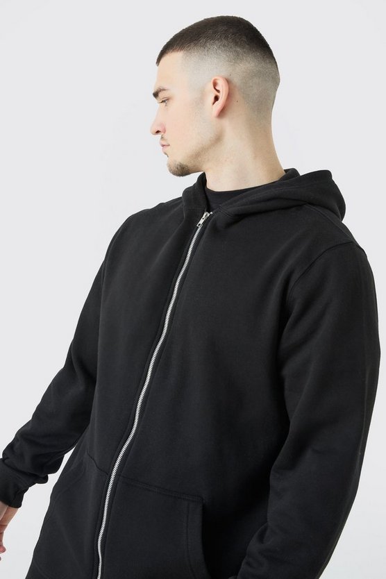 Tall Basic Hoodie mit Reißverschluss