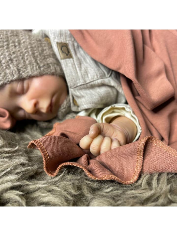 Hoppediz Babydecke Pucktuch in kupfer günstig kaufen 90 x 90 cm