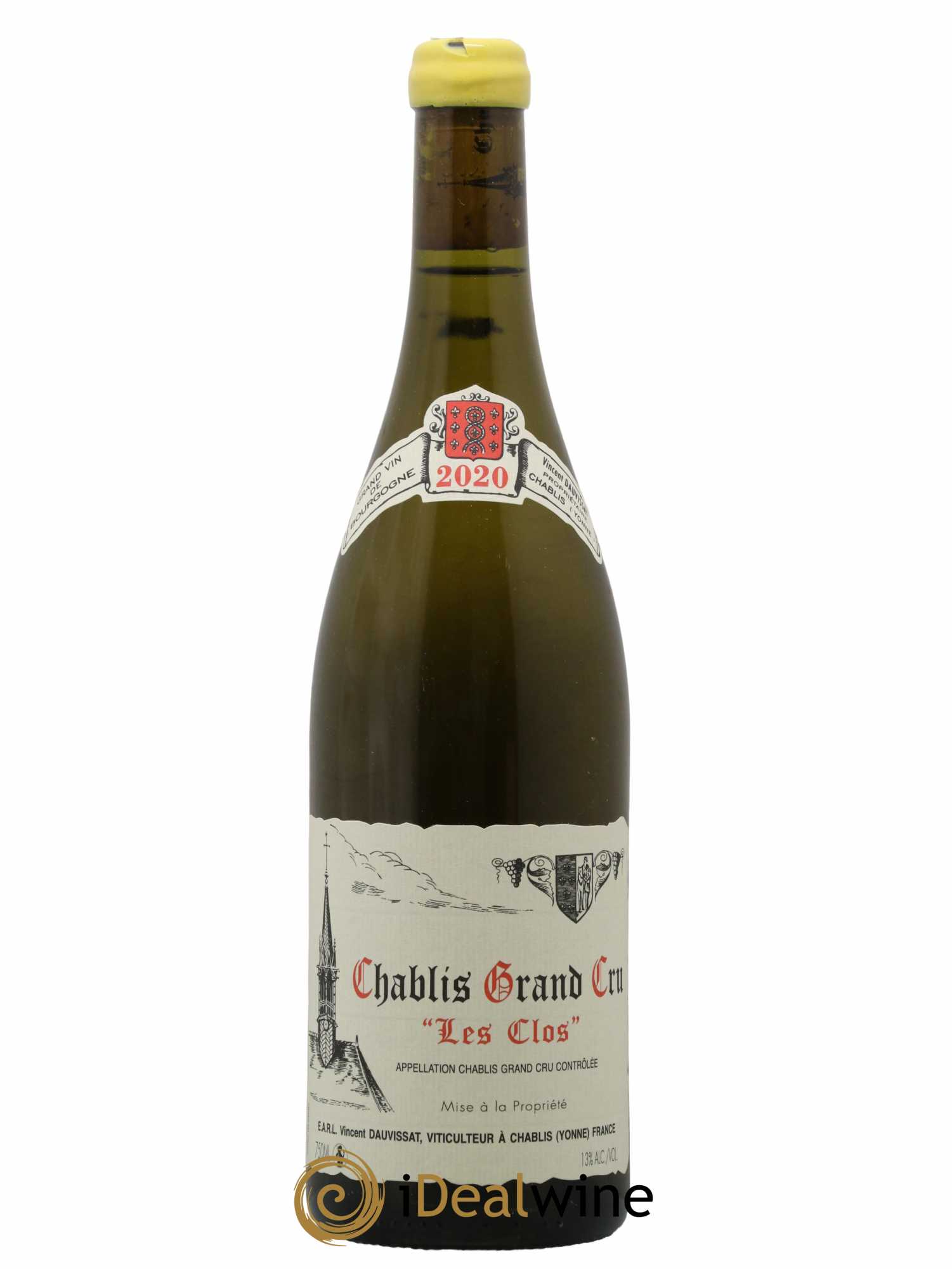 Chablis Grand Cru Les Clos Vincent Dauvissat (Domaine)  2020 - Lot de 1 Bouteille
