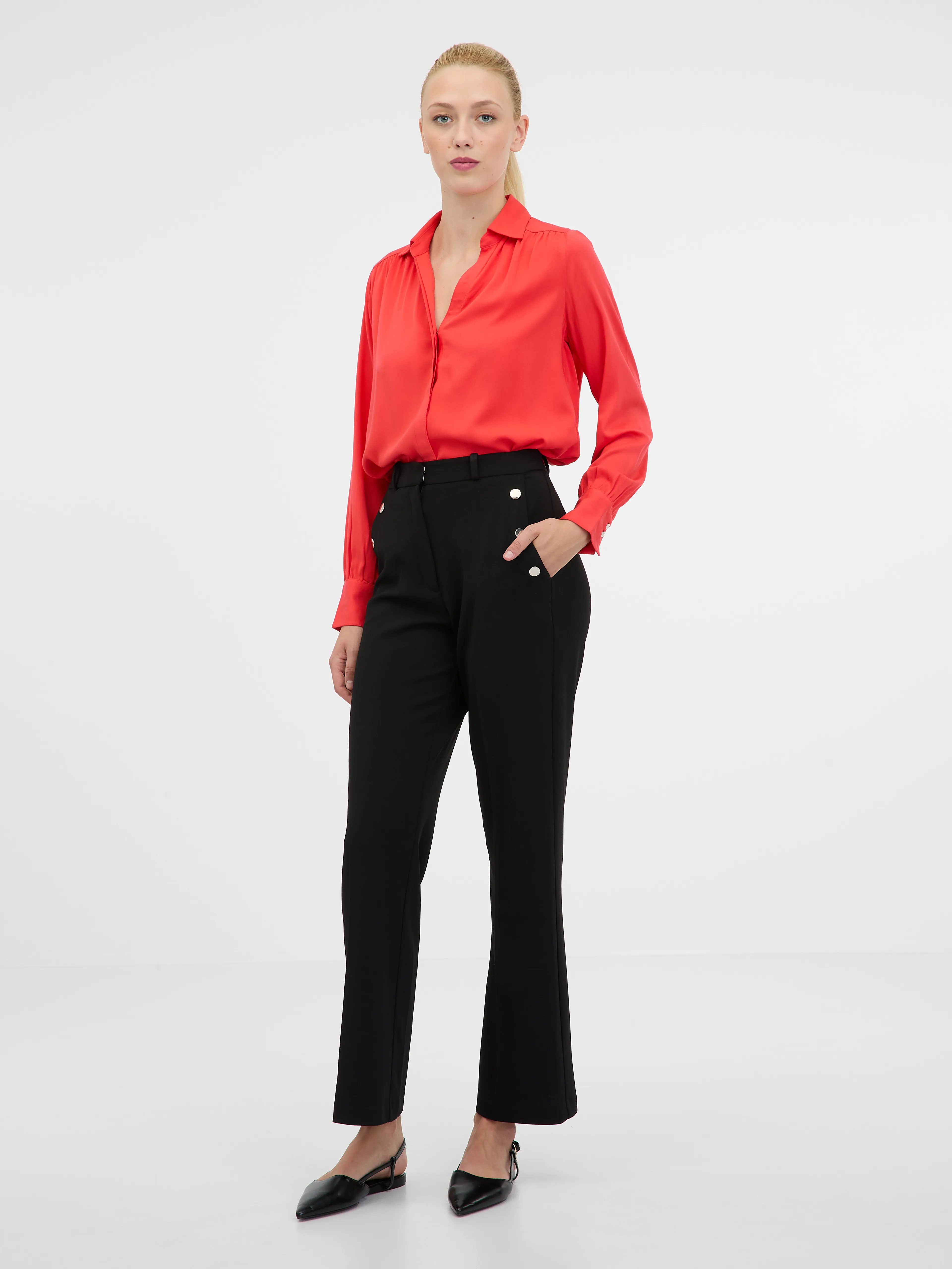 Rote Bluse ORSAY