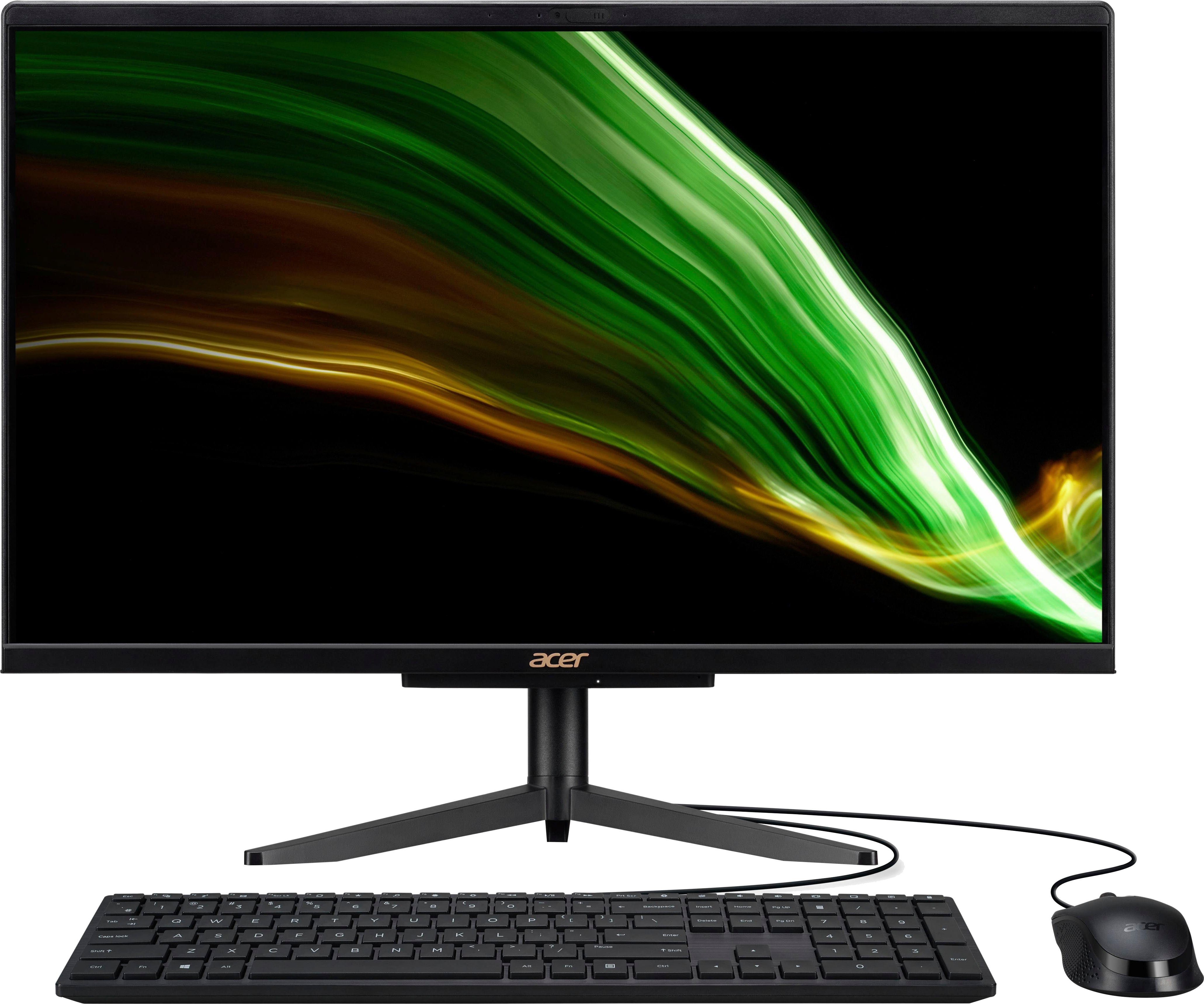 Acer Aspire C24-1600 All-in-One PC (23,8 Zoll, Intel Pentium N6005, UHD Graphics, 8 GB RAM, 512 GB SSD, Luftkühlung)