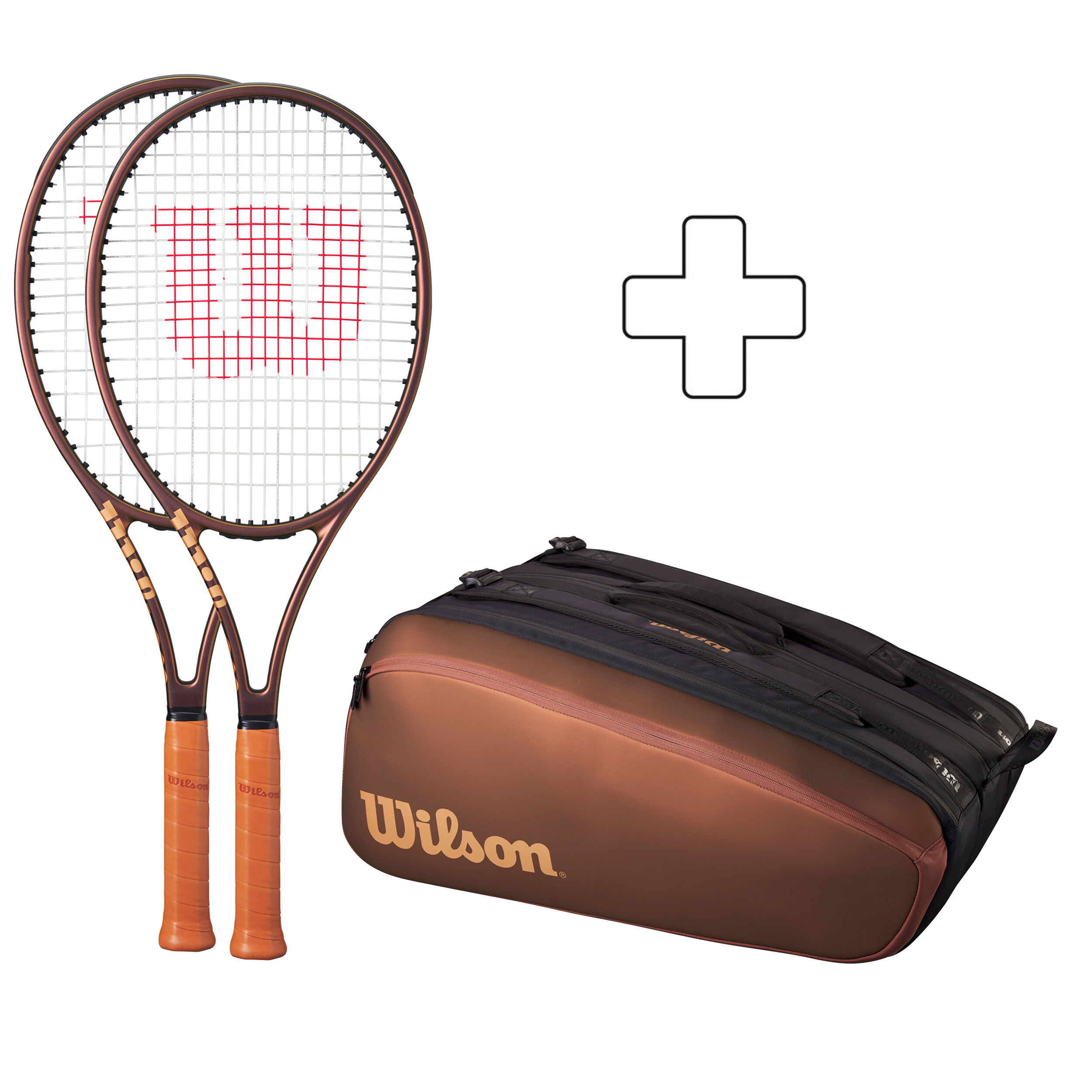 2x Pro Staff 97 X Plus Schlägertasche