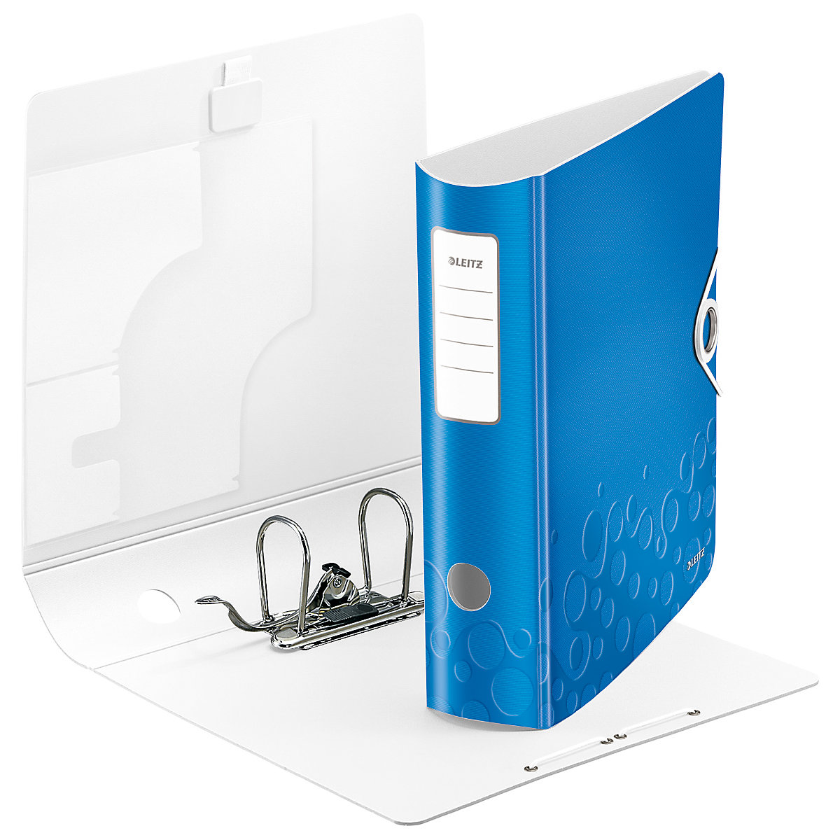 Aktenordner Polyfoam 1106 Active WOW blau A4 180°, Breite 8 cm
