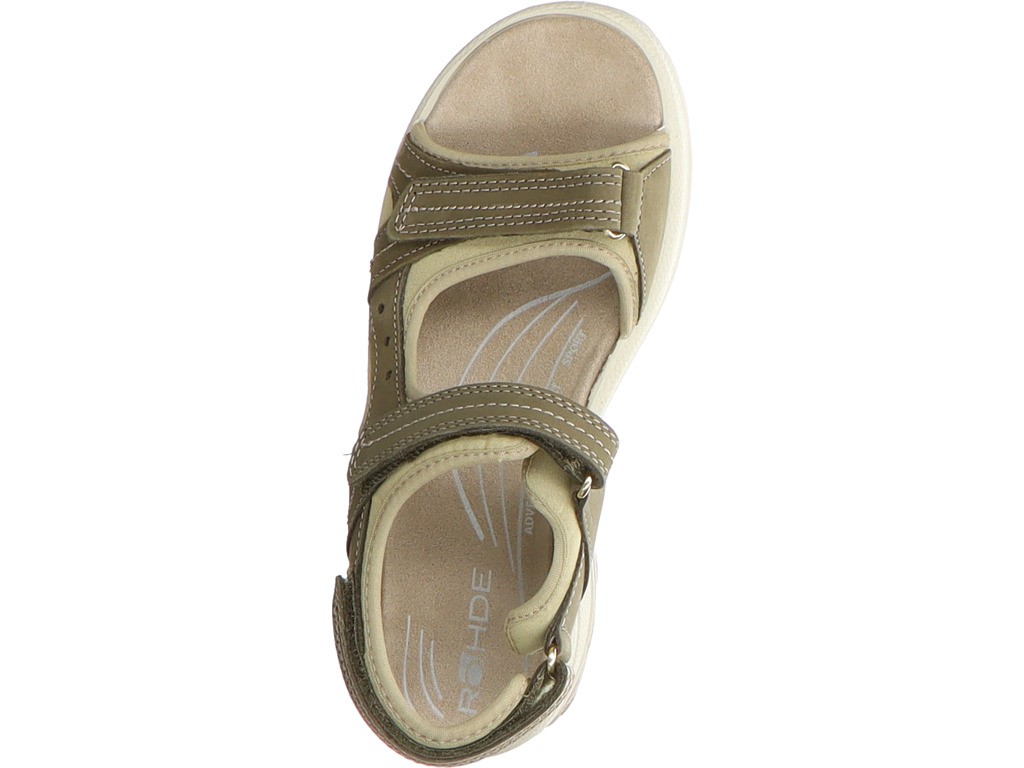 ROHDE Komfort Sandalen khaki Sandale