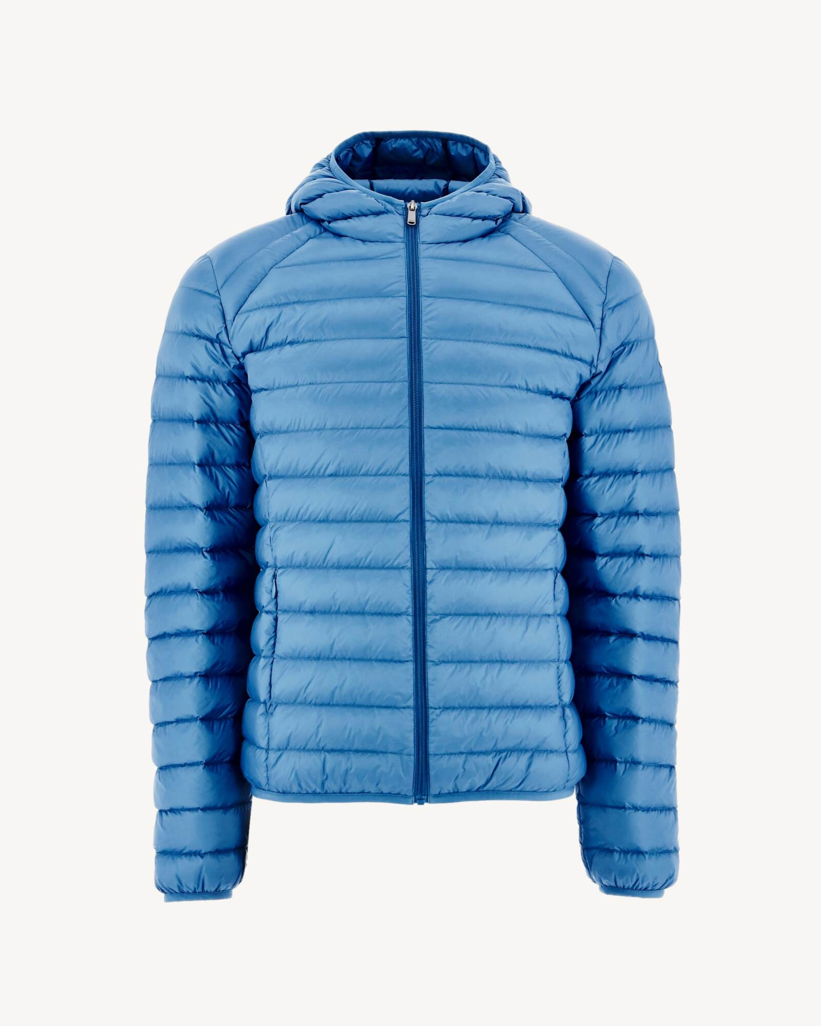 Doudoune légère à capuche Bleu denim Nico