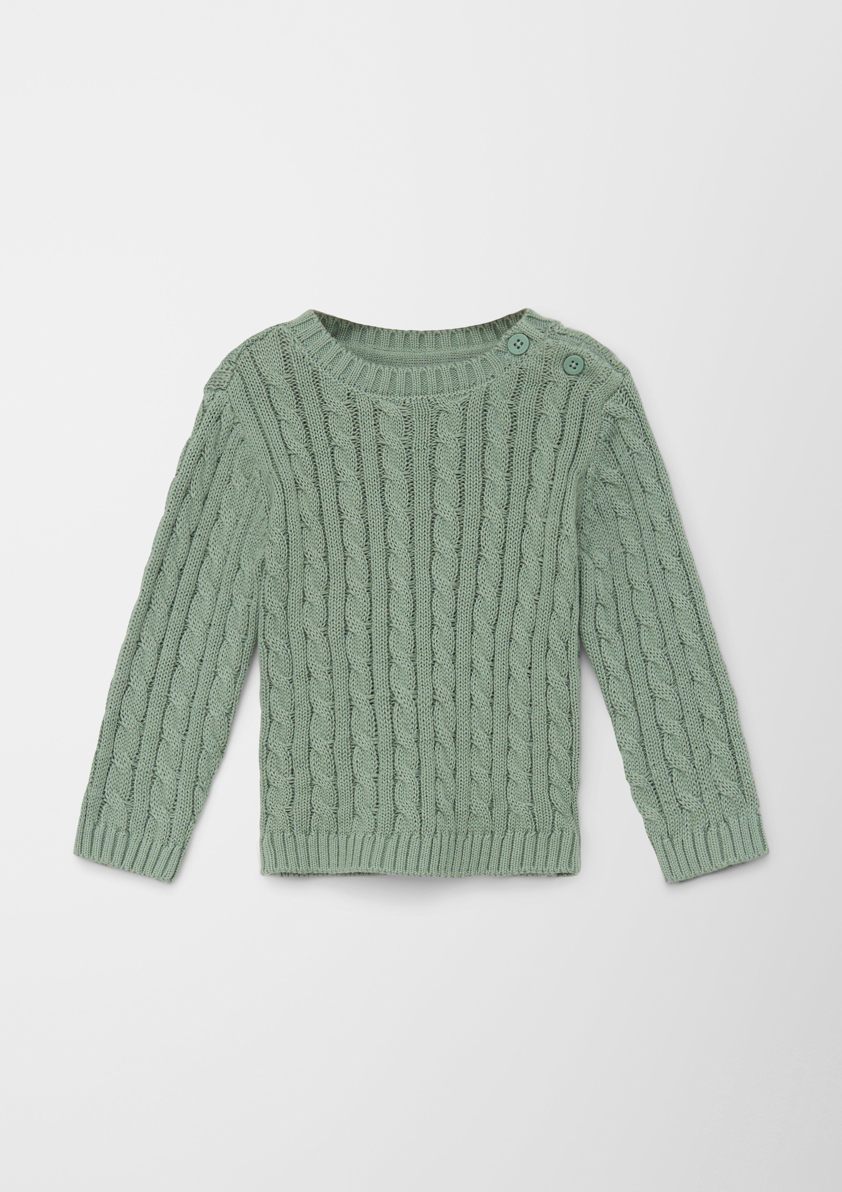 Pullover mit Strickmuster  2122447-7223