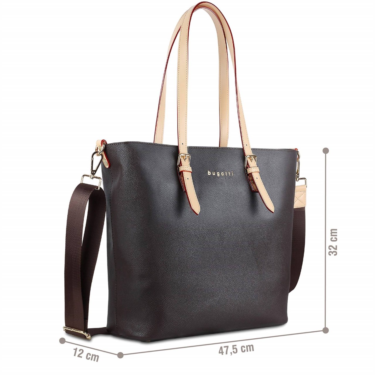 BUGATTI Handtaschen braun ELLA Shopper L