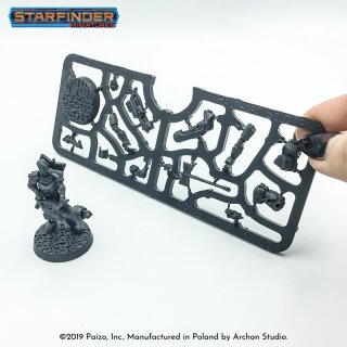 Starfinder Miniatures: Half-Orc Soldier