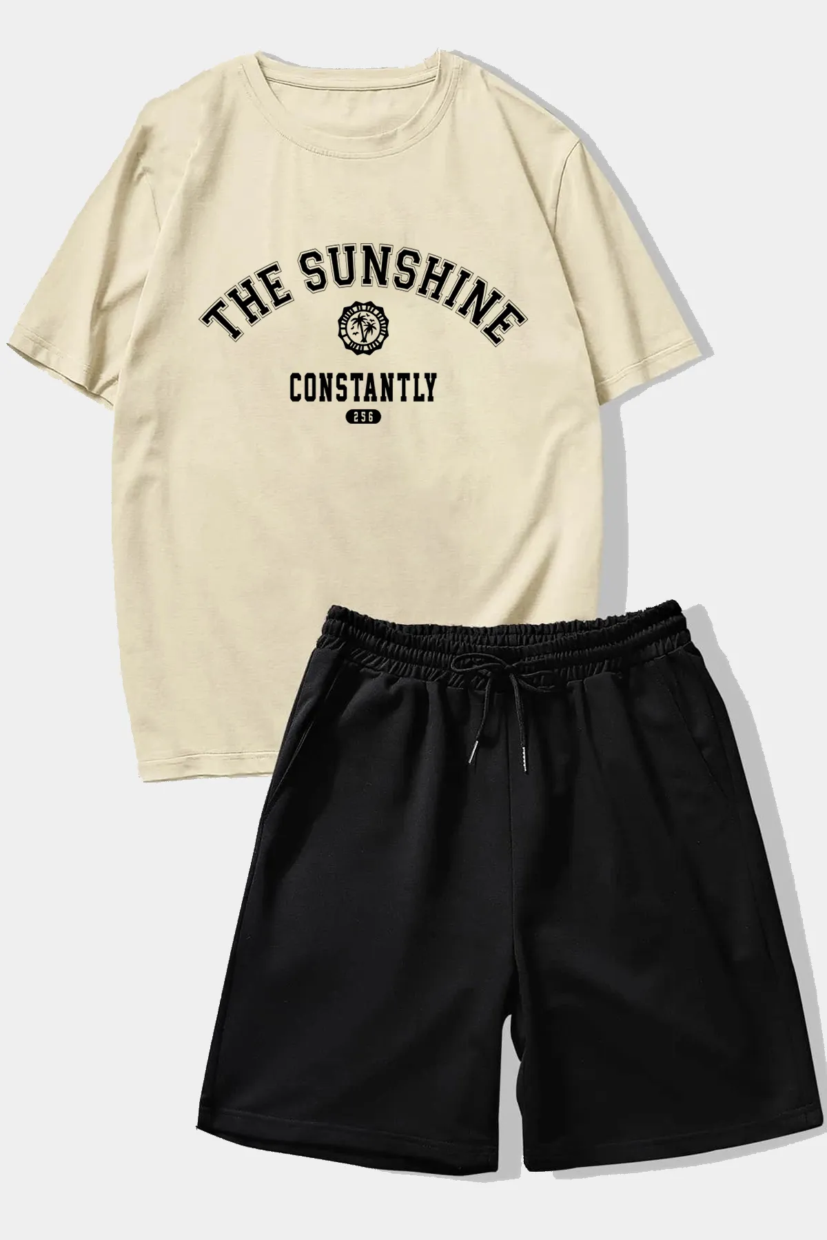 uyguntarz  Shorts-Set mit Sunshine-Print, Unisex