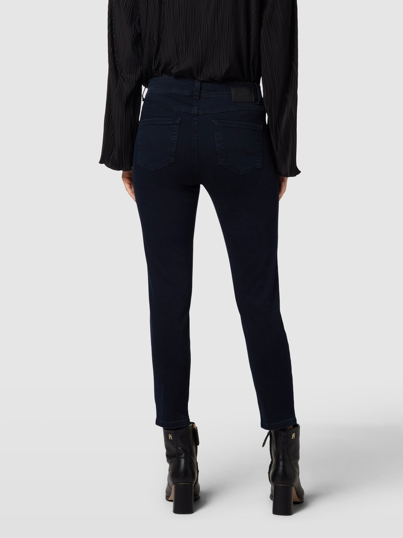 Jeans im 5-Pocket-Design Modell 'Ornella' in marineblau