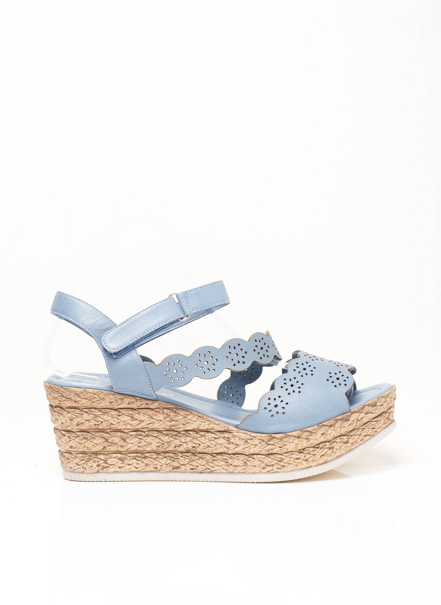 Andrea Conti Sandales Nu Pieds Femme couleur bleu