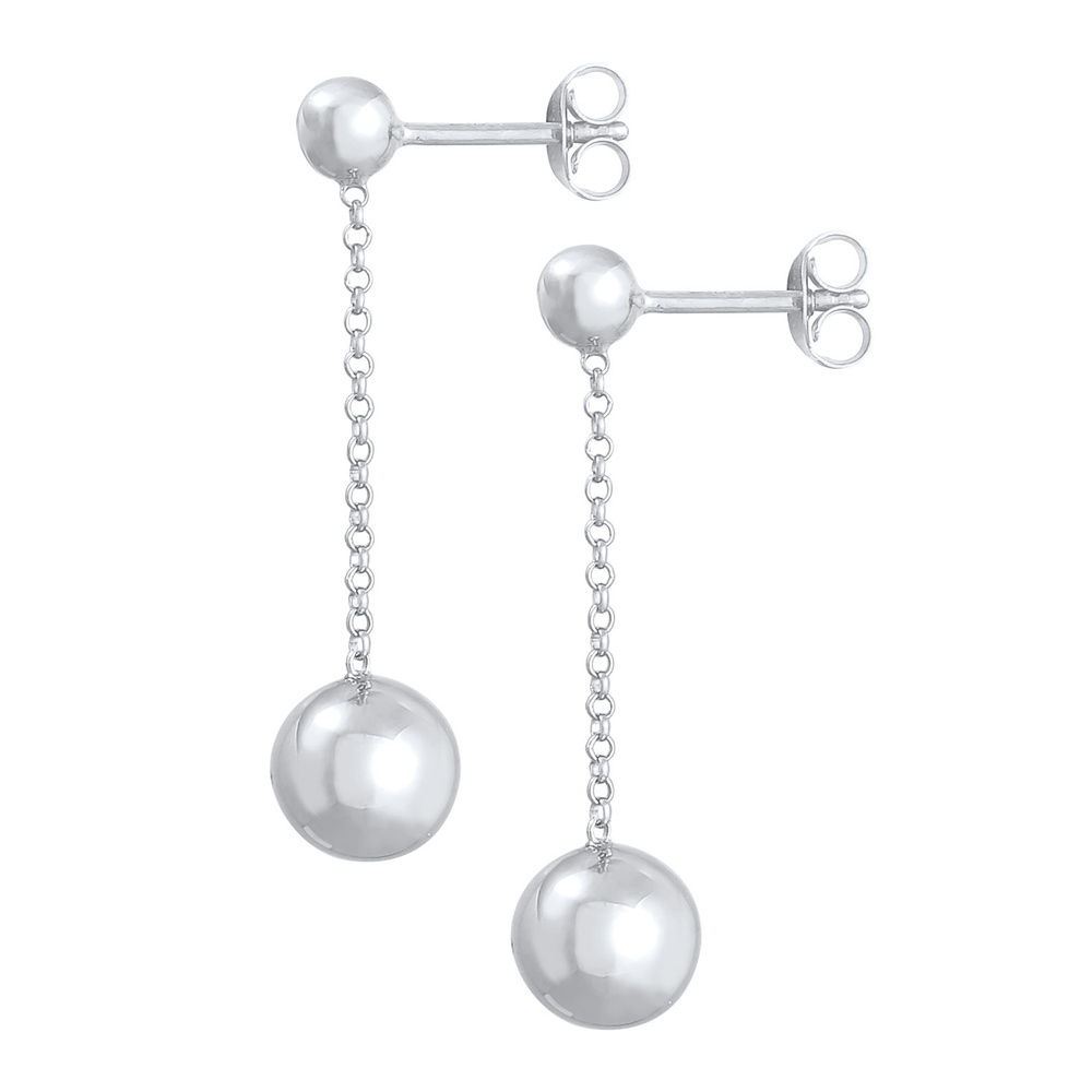 Elli Elli Boucles d'Oreilles Boucles d'oreilles pour Femmes tendance Basique en argent Boucles d'oreilles