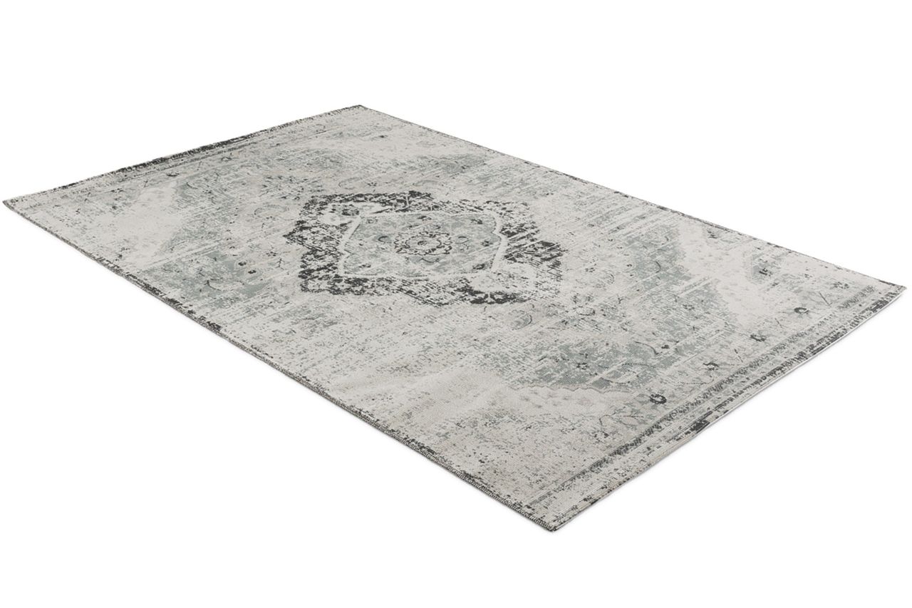 Lifa Living Vintage Teppich - Aqua Vintage - Beige/Silber