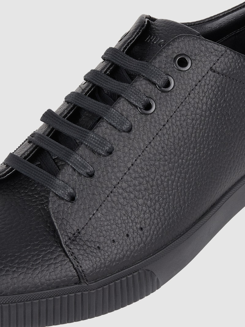 Sneaker mit Label-Details Modell 'Zero Tenn' in schwarz