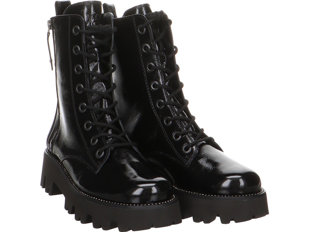 PAUL GREEN Stiefeletten schwarz Schnürbootie