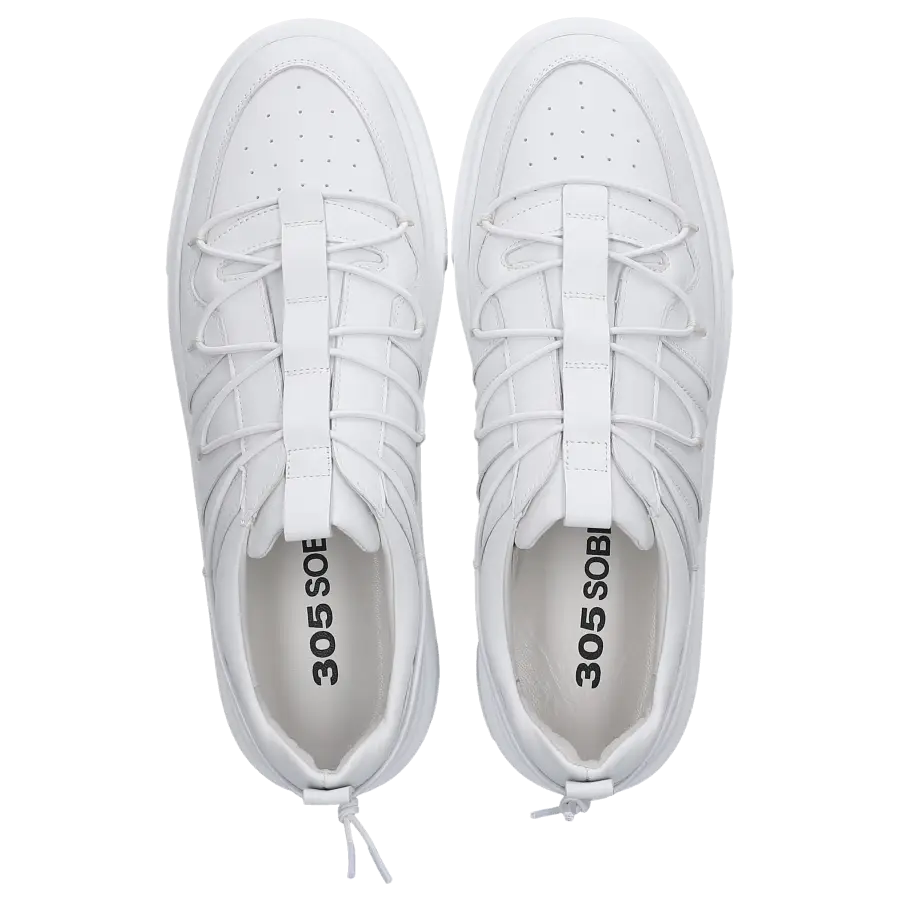 305 SOBE - Sneaker low DONUT Nappaleder - weiß