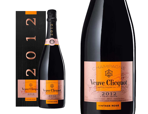 Champagne Veuve Clicquot Vintage Rosé 2012 Sous étui