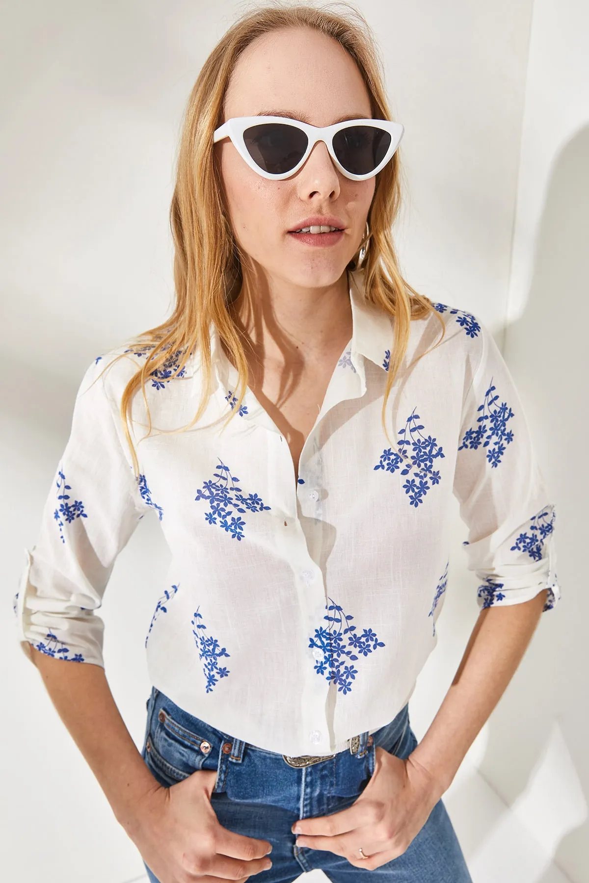 Olalook  Hemd - Weiß - Regular Fit