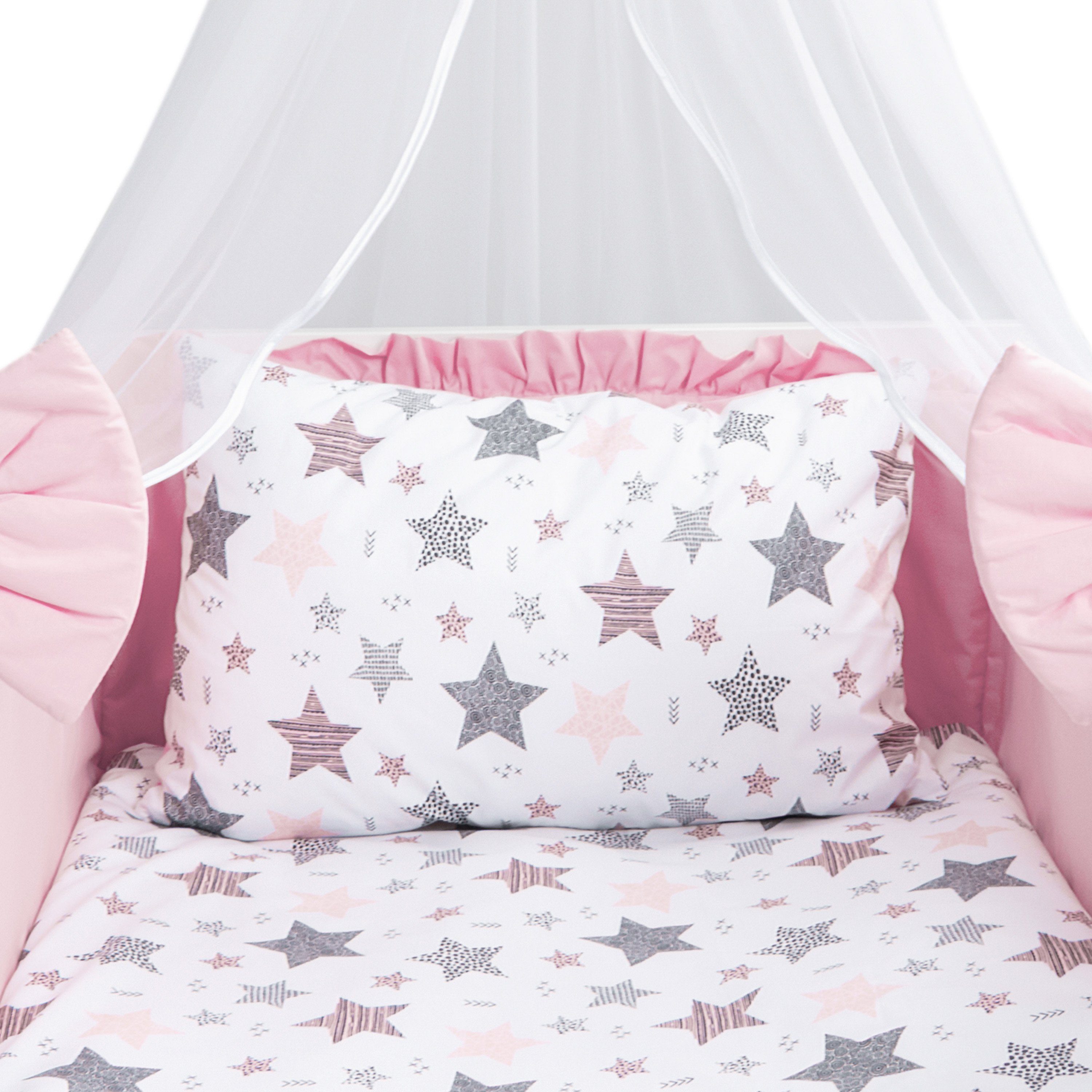 Bettwäsche Kinderbettwäsche 100x135 Himmel Betthimmel Bettwäsche Babybettwäsche, Amilian, Chiffonhimmel