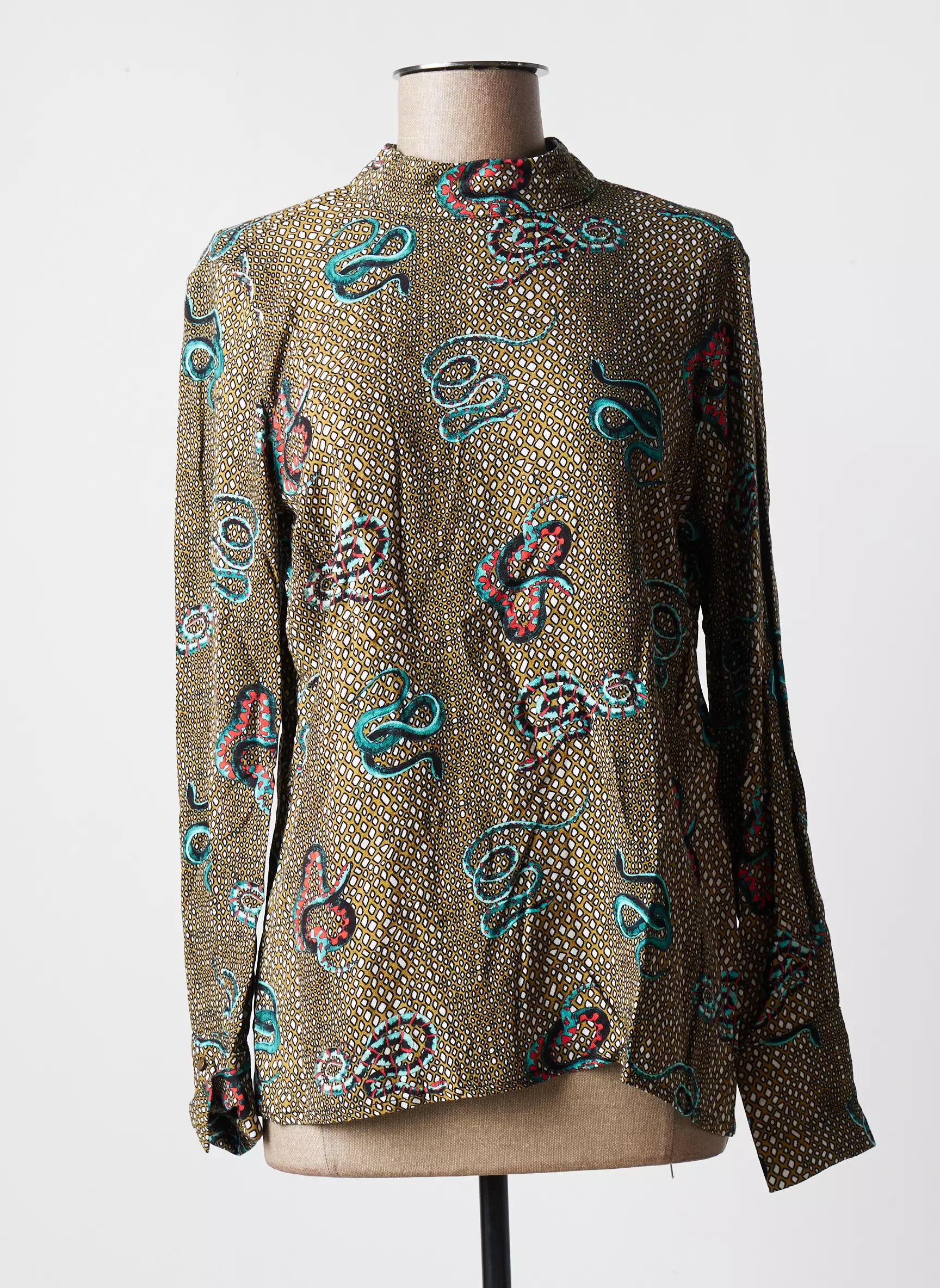 Geisha Blouses Femme couleur vert
