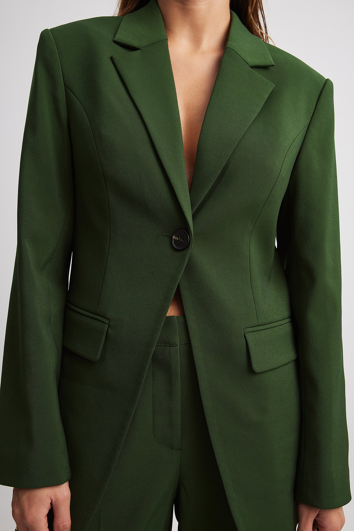Taillierter Blazer mit einem Knopf